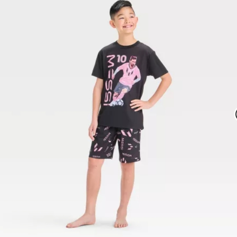 Messi 2pc Pajama Set - Black Size XS
